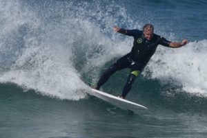 Simon Anderson riding 6'0 DoubleEnder surfboard