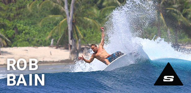 Rob Bain Surfing
